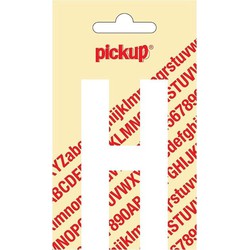 Plakletter Nobel Sticker letter H - Pickup