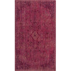 Safavieh Craft Art-Inspired Indoor Woven Area Rug, Valencia Collection, VAL103, in Red & Red, 91 X 152 cm
