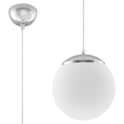 Minimalistische hanglamp Fjeld Wit