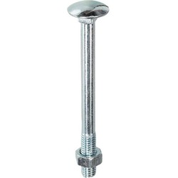 Slotbout moer m10x70mm