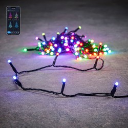Luca Smart Lighting Kerstboomverlichting met 50 LED Lampjes – L500 cm – RGB