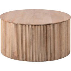 Lewis & Loft Salontafel Lonne - FSC® mangohout -Rond ⌀70cm - Naturel
