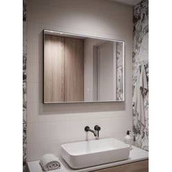 Badplaats Badkamerspiegel Bristol LED - 80 x 60 cm - LED verlichting - Badkamer Spiegel - Spiegel Douche
