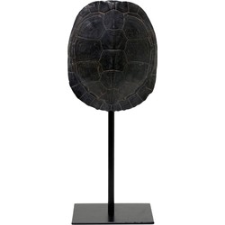 HKliving Ornament Schildpad Turtle Zwart 26,5 x 11 x 10 