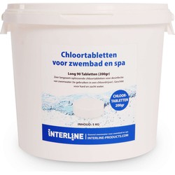 Interline Chloortabletten - Long90 200gram/5kg