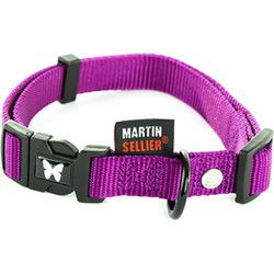 MARTIN SELLIER HALSBAND NYLON PAARS VERSTELBAAR 25 MMX45-65 CM