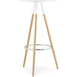 BARY ronde statafel 65x65x101 cm Wit