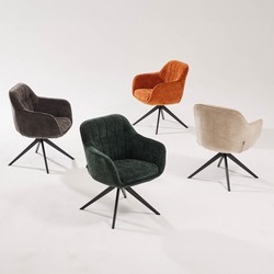 Kick draaistoel Stan - Beige