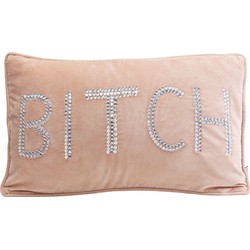 Kussen Beads Bitch Blush 35x60cm