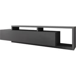 Meubella - TV-Meubel Bello - Antraciet - 219 cm
