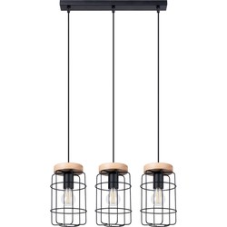 Industriële hanglamp GWiklund Hout -lichts