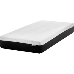 COZY - Schuimmatras - Zwart/Wit - 90 x 200 cm - Latex