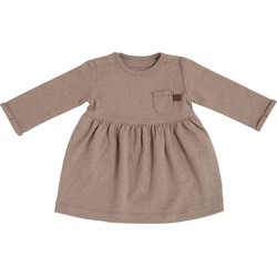 Baby's Only Jersey jurkje Melange - Clay - 62 - 100% ecologisch katoen