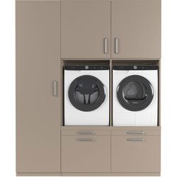 Wasophoogte Wasmachine Kast Stockholm – Perle Taupe