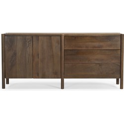 Dressoir Bruin - 2 Deuren Soft Close - 190x40x85cm - Laurie