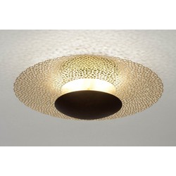 Lumidora Plafondlamp 73526 - Ingebouwd LED - 18.0 Watt - 1170 Lumen - 2700 Kelvin - Goud - Brons - Messing - Metaal - Met dimmer - ⌀ 45 cm