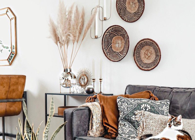 Inspiratie: pampasgras in verschillende ruimtes
