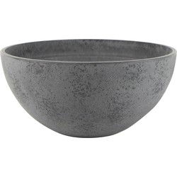 Ter Steege Bloempot schaal - kunststof - donkergrijs - D55 x H23 cm - Plantenpotten