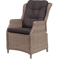 Maison Home Darwin Adjustable Dining Chair - Rattan Mixed Brown  -  Royal Dark Grey