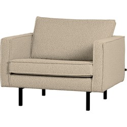 BePureHome Rodeo Fauteuil - Bouclé - Beige - 85x105x86