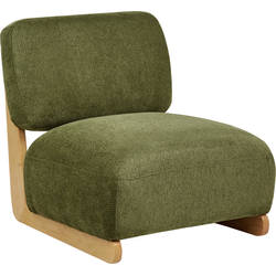 Beliani KOKKOLA - Fauteuil-Groen-Polyester