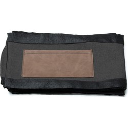 Kave Home - Dyla bedhoes in zwart voor een matras van 160 x 200 cm