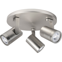 Highlight - Halo Spot - Plafondlamp - GU10 - 25 x 25  x 11,5cm - Nikkel
