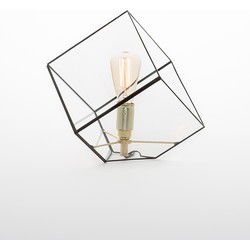 Geometrische lamp Liv van Hart & Ruyt - 15cm - Zwart