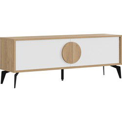 Tv-meubel 2 deuren Vae - L140 cm