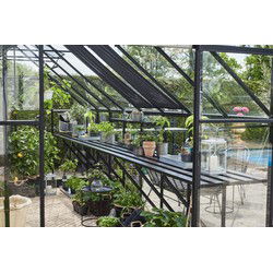 Kweektafel Qube 816, geintegreerd, zwart Halls