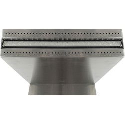 Waterval straight met led rvs inox 316l 54 x 42 x 30cm