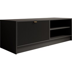 Meubella TV-Meubel Tavares - Zwart - 120 cm