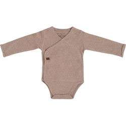 Baby's Only Rompertje lange mouw Melange - Clay - 56 - 100% ecologisch katoen