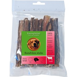 Natuurlijke snack zak rundvlees sticks 100 gram