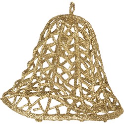 Clayre & Eef Kersthanger Bel Ø 11x11 cm Goudkleurig Kunststof