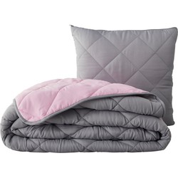 Zydante Swisstech® - Magic Pillow - Grijs/Roze - 140x200 cm