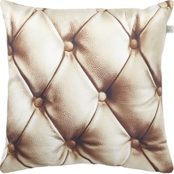 Dutch Decor LAROSSA - Sierkussen 45x45 cm - goud - chesterfield-stijl - Dutch Decor