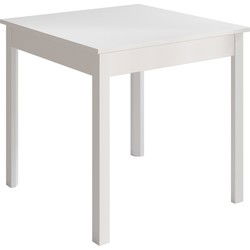 Meubella - Eetkamertafel Steve - Wit - 80 cm