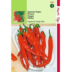 2 stuks - Peper Cayenne, Spaanse Lange Rode