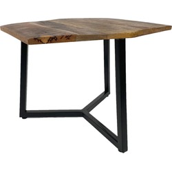 SVJ Salontafel Rechthoekig - 48 x 56 x 40 cm - Metaal - Bruin