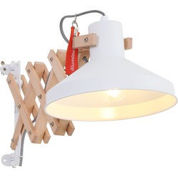 Anne Light and home wandlamp Woody - naturel -  - 7900BE