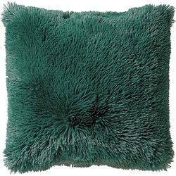 Dutch Decor FLUFFY - Kussenhoes 60x60 cm - superzacht - XL kussen - Galapagos Green - groen - Dutch Decor