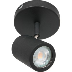 Mexlite spots Upround led - zwart -  - 2486ZW