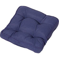 4 stuks! Florance kussen 47X47 Panama safier blauw (4 stuks)