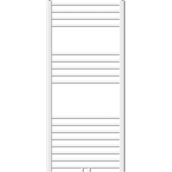 Badkamerradiator Sahara 600 x 1200 mm wit recht met middenaansluiting