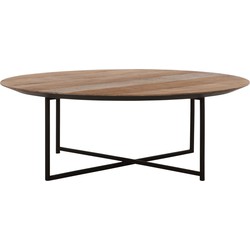 DTP Home Coffee table Cosmo round large,35xØ100 cm, recycled teakwood