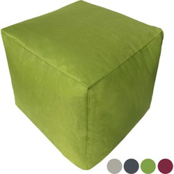 SVJ Poef Vierkant - 45 x 45 x 45 cm - Nylon - Groen