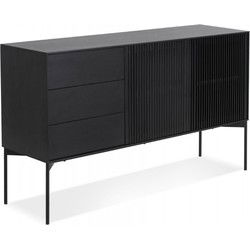 CONVIV design opbergmeubel 160x45x82 cm Zwart