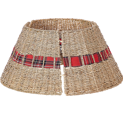 Beliani MARCHE - Kerstboomrok-Beige-Zeegras
