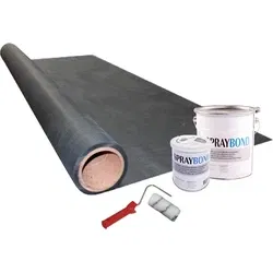 Epdm dakpakket inclusief lijm, 600 x 600 cm
